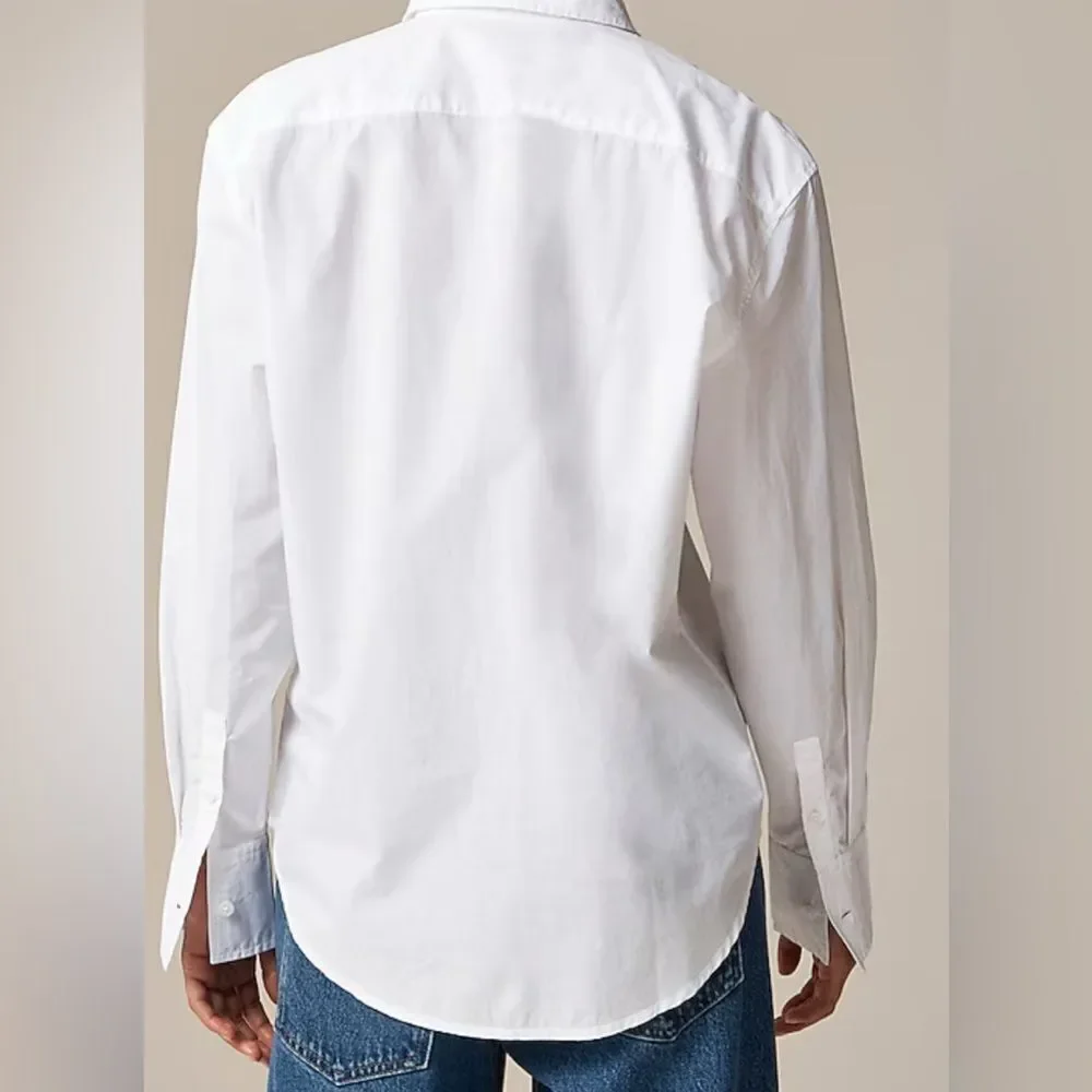 J.Crew Garçon classic shirt in cotton poplin NWT Size 00